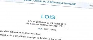 loi de finances rectificative